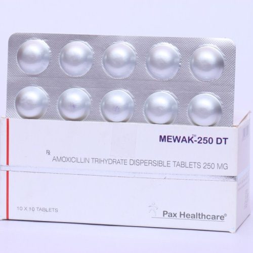 Amoxicillin trihydrate dispersible tablets