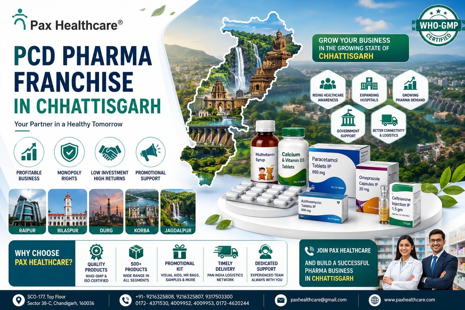 PCD Pharma Franchise in Chhattisgarh