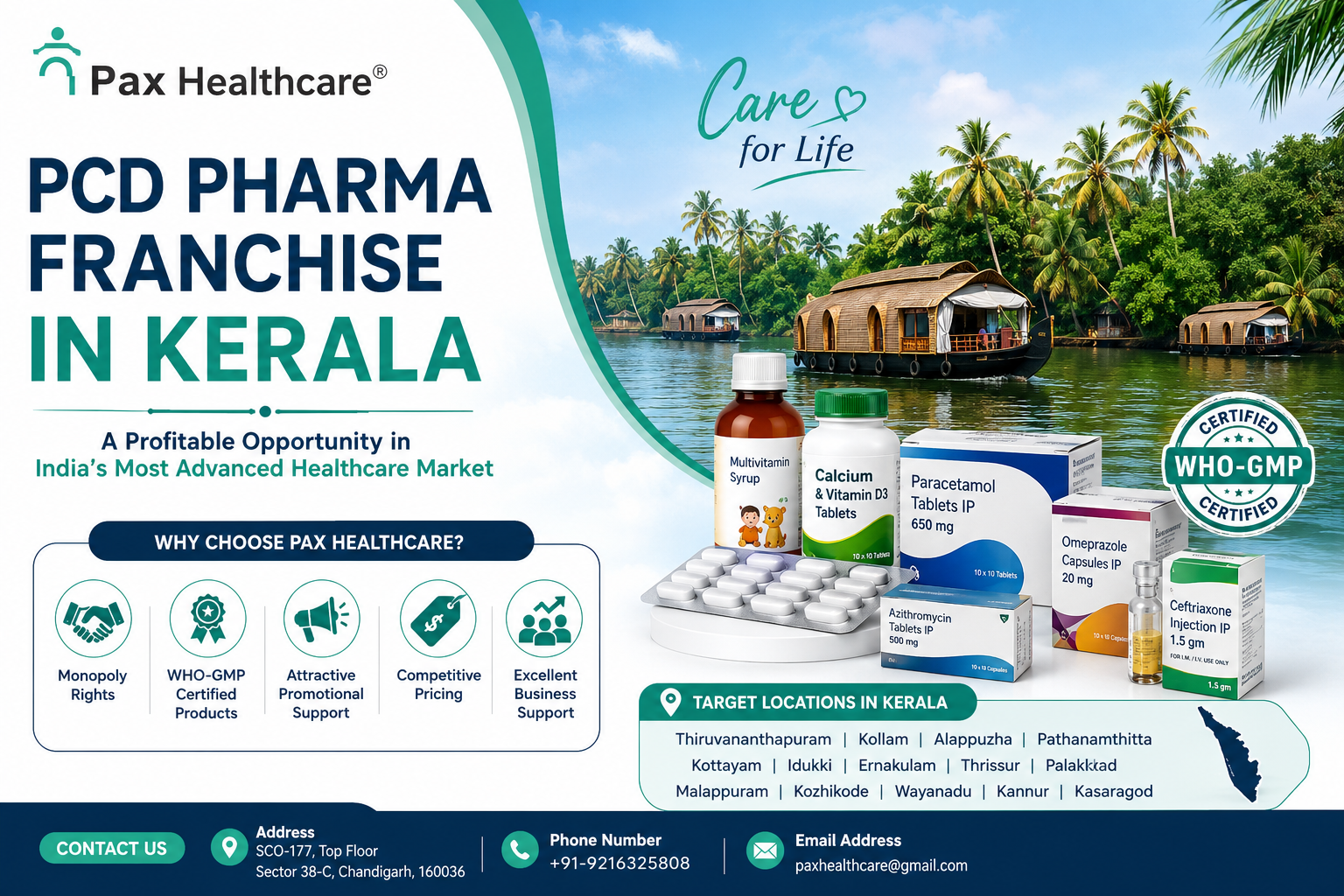 PCD Pharma Franchise in Kerala