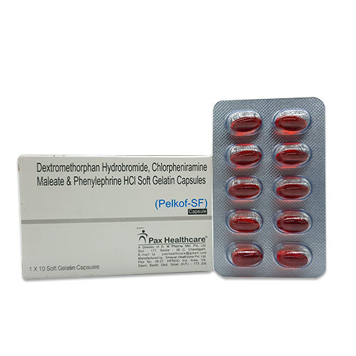 Dextromethorphan Hydrobromide Chlorpheniramine Maleate and Phenylephrine HCL Soft Gelatin Capsules