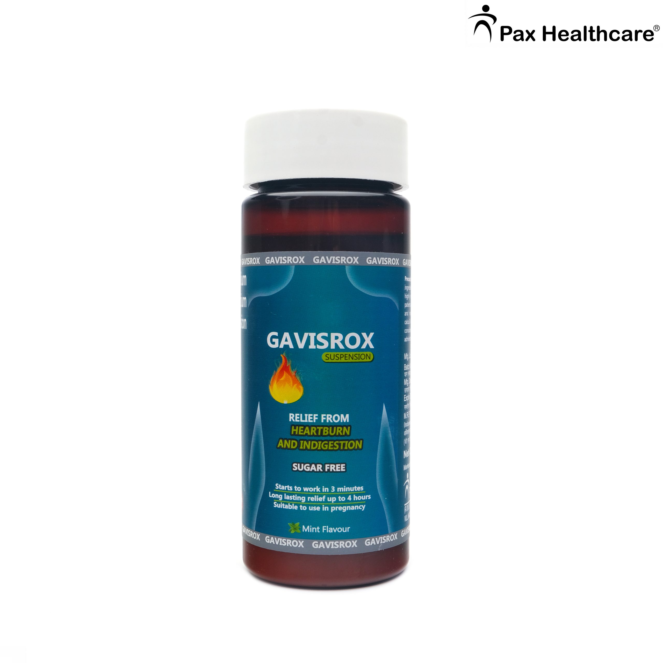 Sugar-free Antacid Suspension for Heartburn