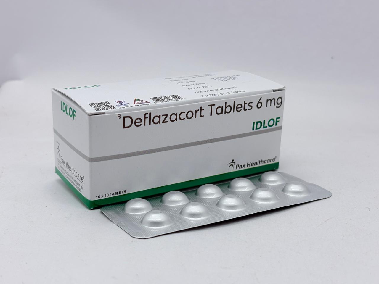 Deflazacort Tablets 6 mg (IDLOF)