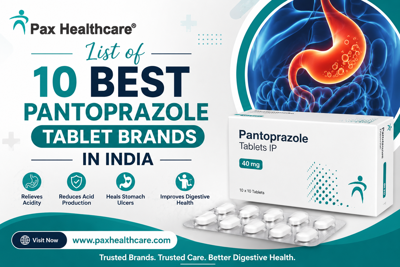 List of 10 Best Pantoprazole Tablet Brands in India List of 10 Best Pantoprazole Tablet Brands in India
